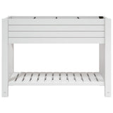 VidaXL Planter raised 110x45x79 cm Polypropene white