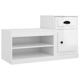 Szafka buta vidaxl 100x42x60 cm Właściwą drewnianą białą białym białym