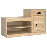 Bidaxl skoskåp 100x42x60 cm procserted trä sonoma ek färgad