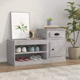 VidaXL shoe cabinet 100x42x60 cm edited wood concrete price