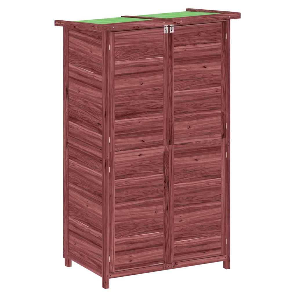 Vidaxl garden shed 83x57x140 cm Solid pine mugger -colored