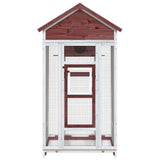 VIDAXL Viaviar 91.5x53x170 cm Festkiefer -Mugger -Verschärfung