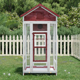 VIDAXL Viaviar 91.5x53x170 cm Festkiefer -Mugger -Verschärfung
