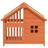 Vidaxl Dog Loft 96x60,5x87 cm trdna boro rjava
