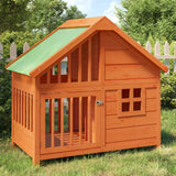 Vidaxl Dog Loft 96x60,5x87 cm trdna boro rjava