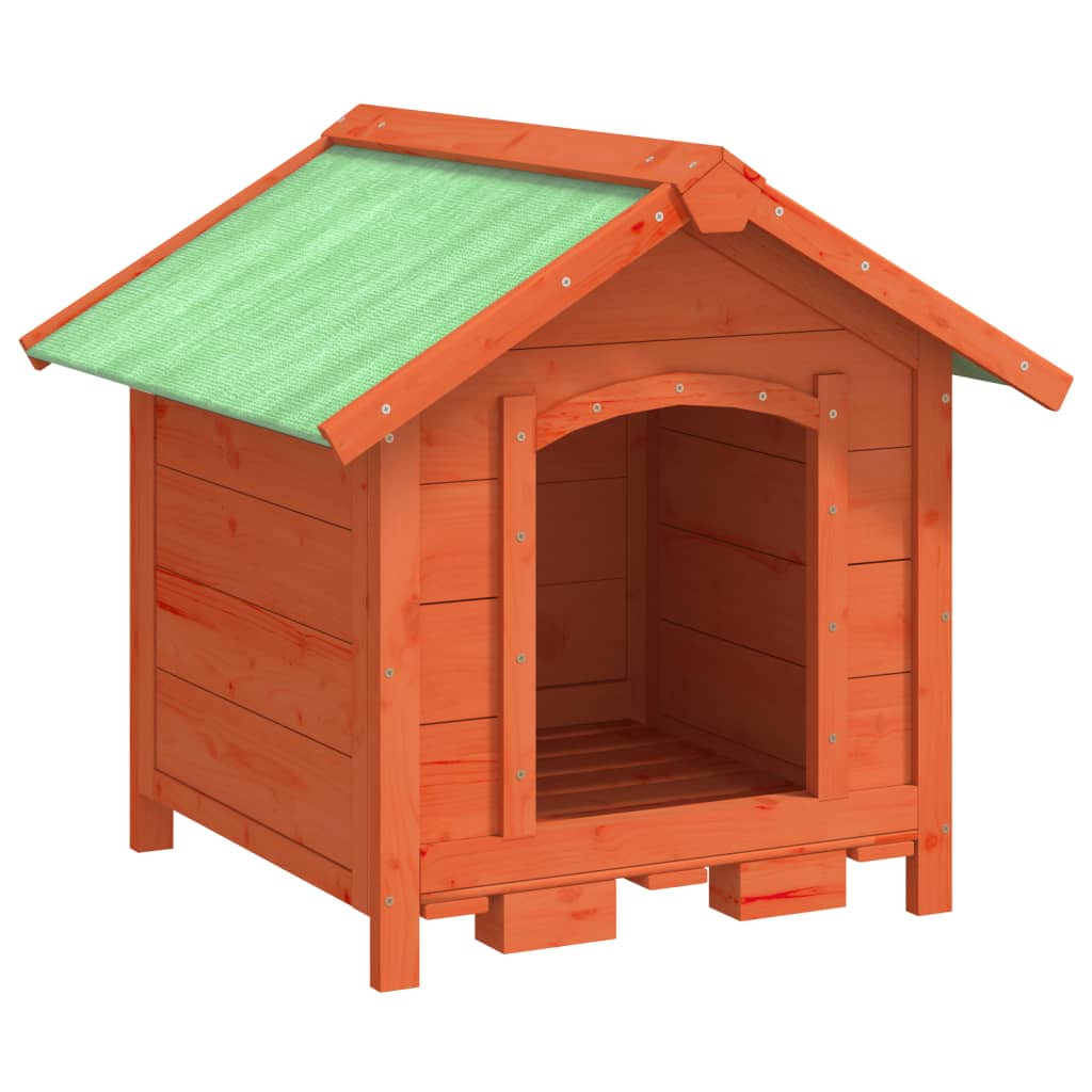 Vidaxl Dog Loft 65x65x61.5 cm Pine Solid Pine Brown