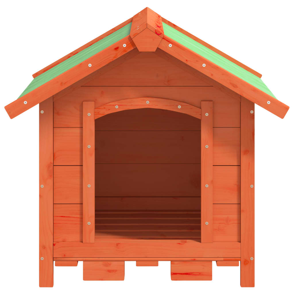 Vidaxl Dog Loft 65x65x61.5 cm Pine Solid Pine Brown