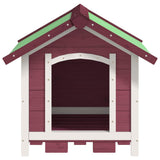 Vidaxl dog loft 65x65x61.5 cm solid pine mugger -colored
