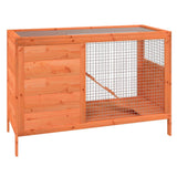 Vidaxl Rabbit Hutch 103x44x69,5 cm Solid furubrun