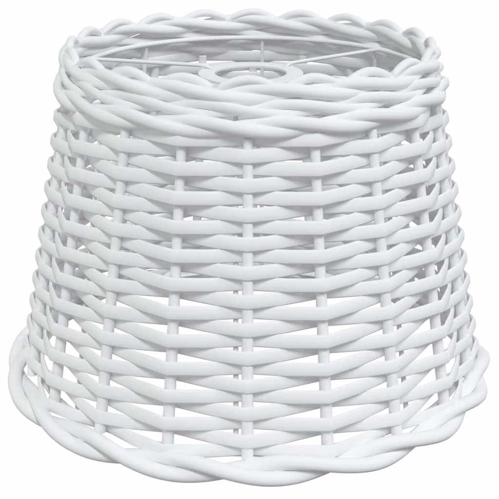 Vidaxl Techo de lámpara Ø30x20 cm de mimbre blanco