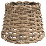 Vidaxl stropní lampová stín Ø20x15 cm proutěná hnědá