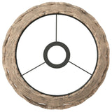 Vidaxl ceiling lampshade ø25x17 cm wicker brown