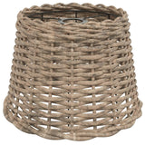 Vidaxl stropní lampová stín Ø30x20 cm proutěná hnědá