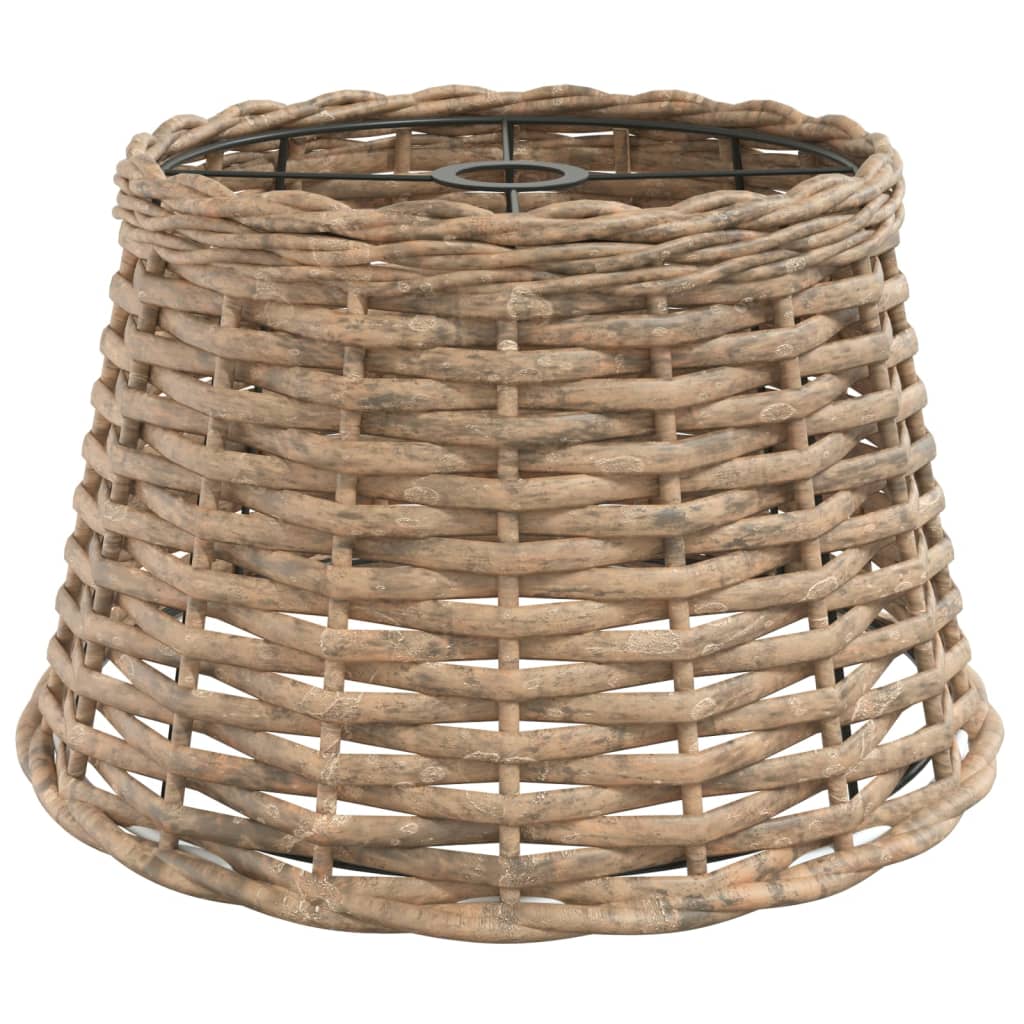 Vidaxl stropní lampová stín Ø38x23 cm proutěná hnědá