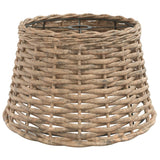 Vidaxl stropní lampová stín Ø38x23 cm proutěná hnědá