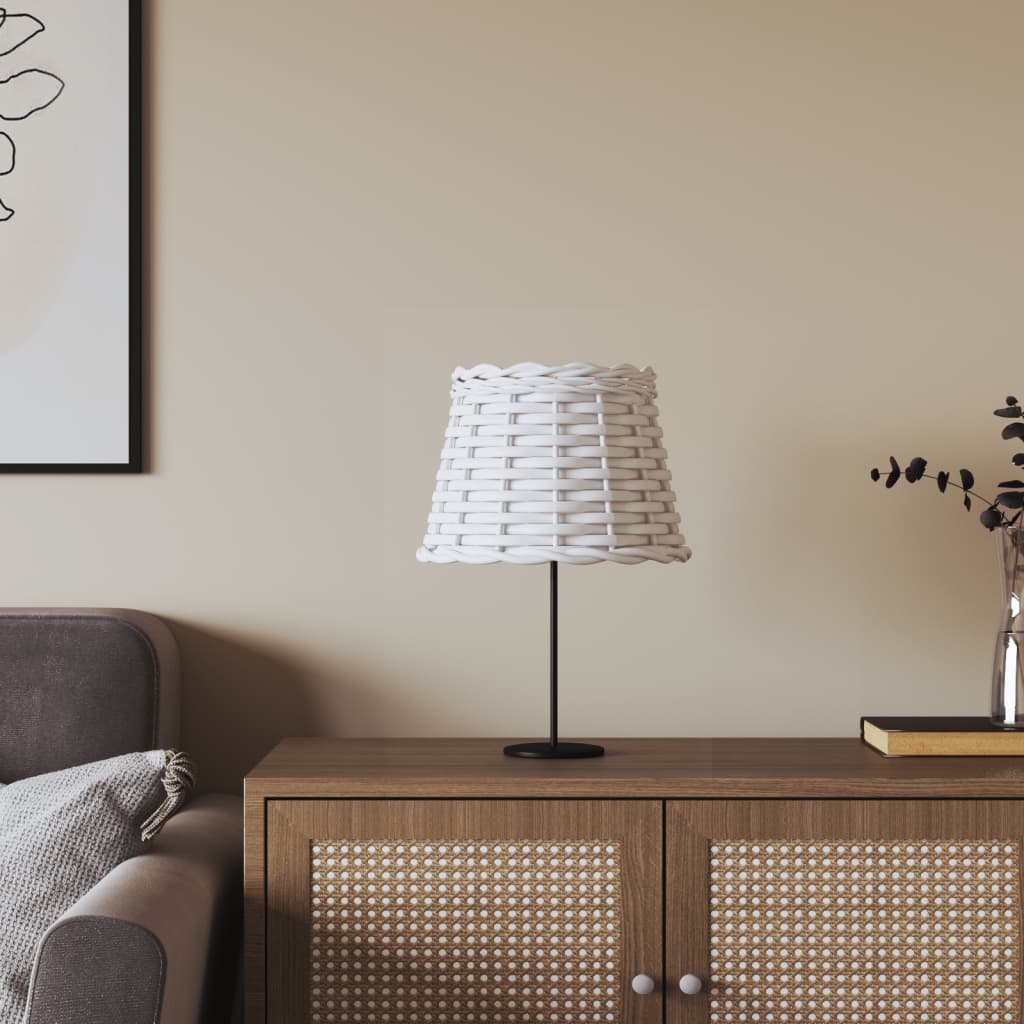 Vidaxl lampshade Ø20x15 cm wicker white