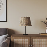 Vidaxl lampshade Ø20x15 cm wicker brown