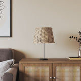 Vidaxl lampshade Ø25x17 cm wicker brown