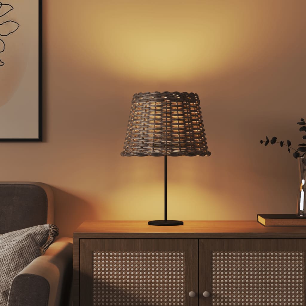 Vidaxl Lampshade Ø30x20 cm Wicker Brown