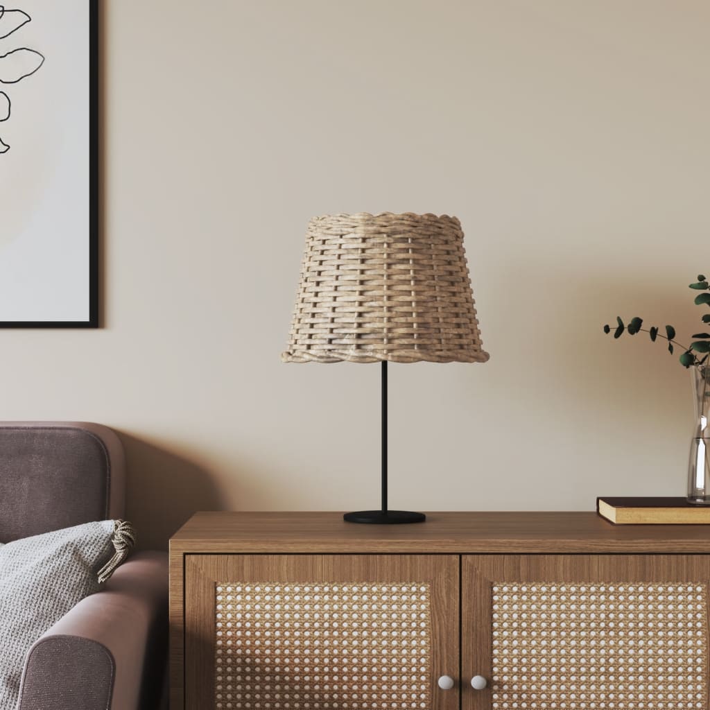 Vidaxl Lampshade Ø30x20 cm Wicker Brown