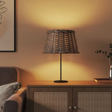 Vidaxl Lampshade Ø38x23 cm Wicker Brown