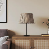 Vidaxl Lampshade Ø38x23 cm Wicker Brown