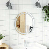 Vidaxl Bathroom Mirror LED around 60 cm