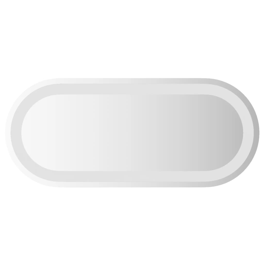 Vidaxl Bathroom Mirror LED Oval 60x25 cm