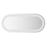 Vidaxl Bathroom Mirror LED Oval 60x25 cm