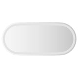 Vidaxl Badezimmerspiegel LED Oval 80x35 cm