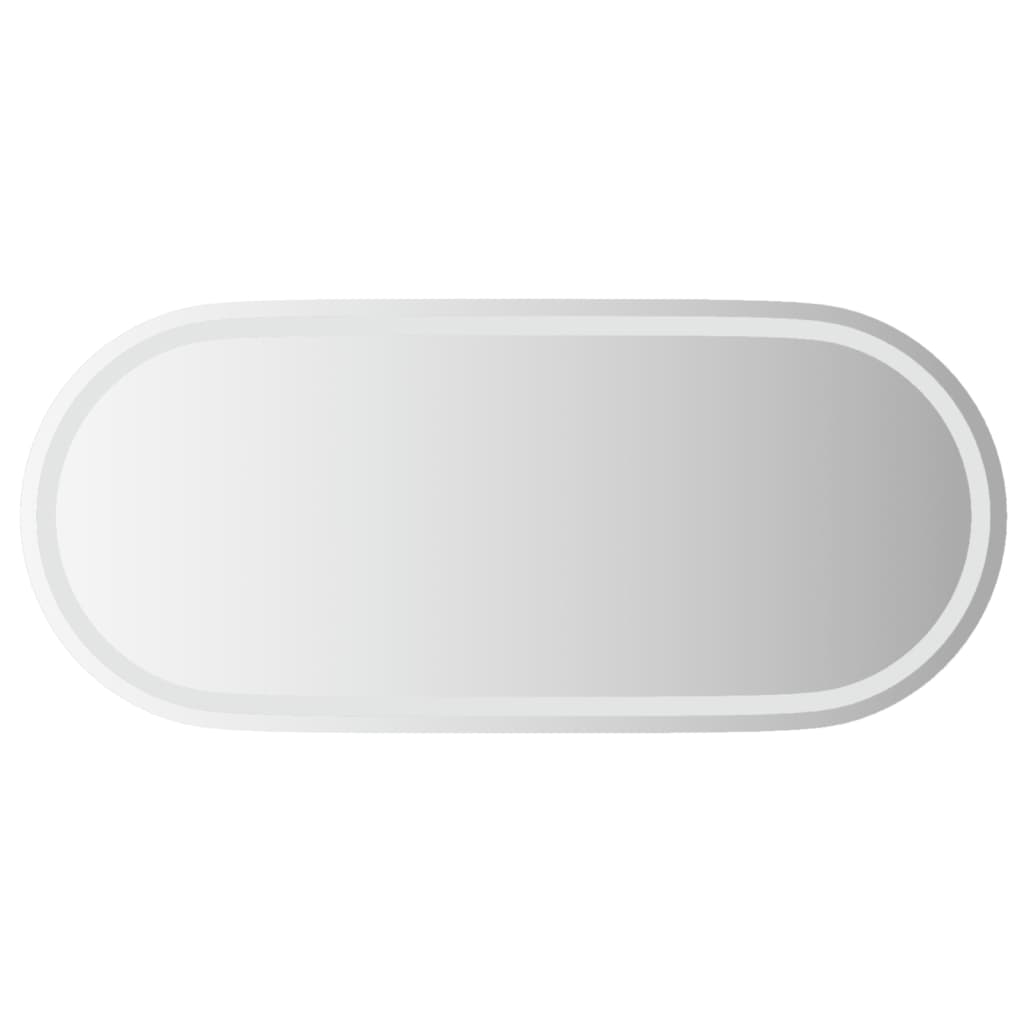 Vidaxl Buedzëmmer Spigel Led Oval 100x45 cm