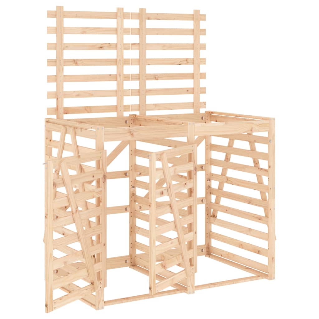 Vidaxl Container Späichere duebel zolidd Péng