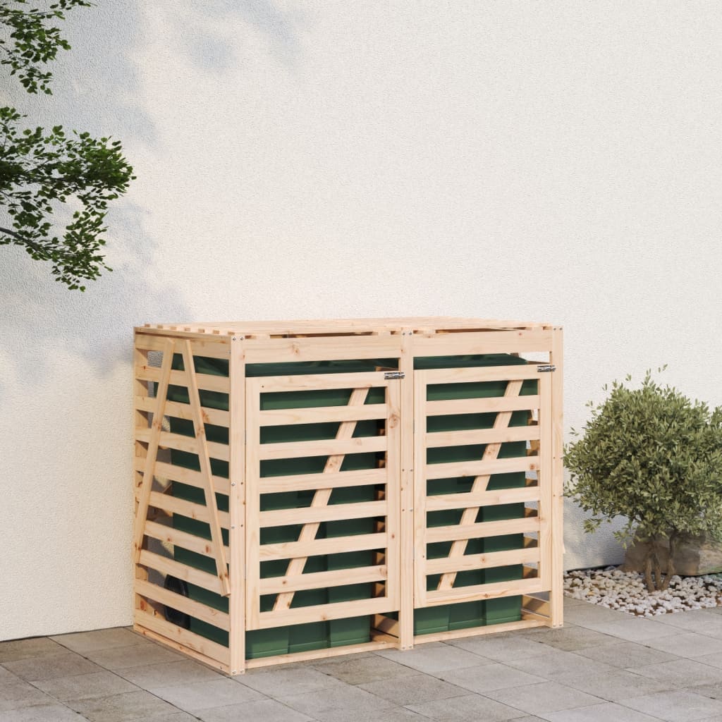 Vidaxl Container Späichere duebel zolidd Péng