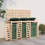 Vidaxl container storage triple solid pine