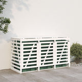 Vidaxl container storage triple solid pine white