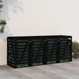 Vidaxl container storage four -time solid pine black