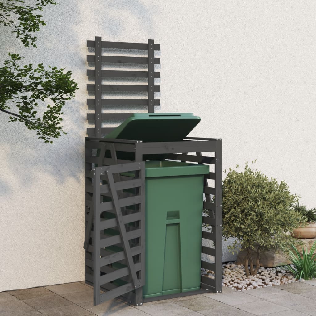 Vidaxl Containerspeicher 84x90x128,5 cm Festkieferngrau Grau Grau
