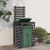 Vidaxl Containerspeicher 84x90x128,5 cm Festkieferngrau Grau Grau
