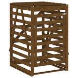 Vidaxl Container Speicher 84x90x128,5 cm Festkiefer Honigbraun