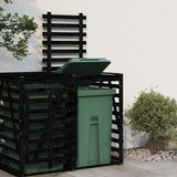 Vidaxl container storage extension Solid pine black