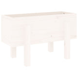 Vidaxl Planning Box 62x30x38 cm Solid Pine White