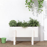 Vidaxl Planning Box 62x30x38 cm Solid Pine White