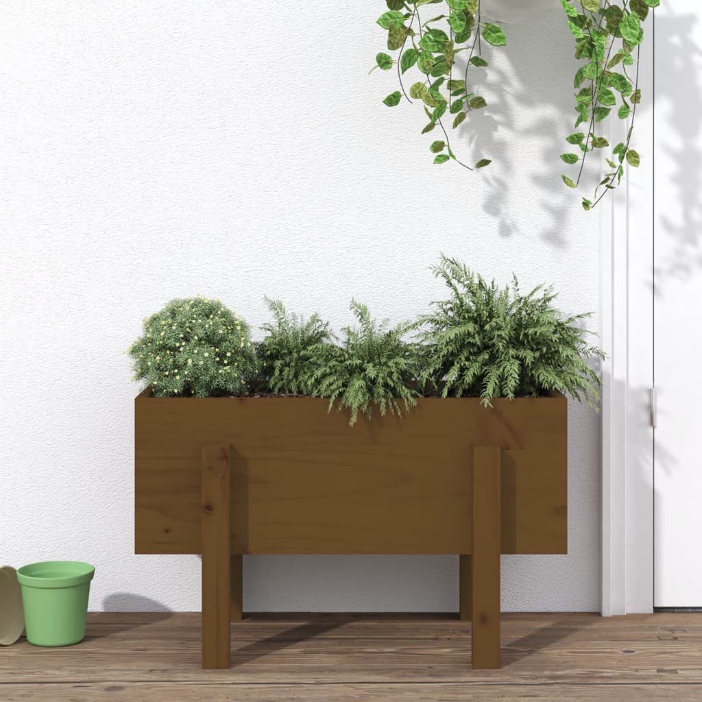 Vidaxl Planning box 62x30x38 cm Solid pine honey brown