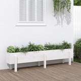 Vidaxl Planilnik dvignjen 160x30x38 cm trden borov bel