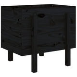 Vidaxl Planning Box 62x50x57 cm Solid Pine Black
