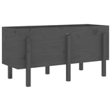 VIDAXL -Pflanzer erhöht 121 x 50 x 57 cm Festkiefergrau
