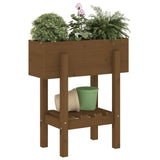 Vidaxl Planungsbox 62x30X69 cm blesséiert Pinie Hunneg brong