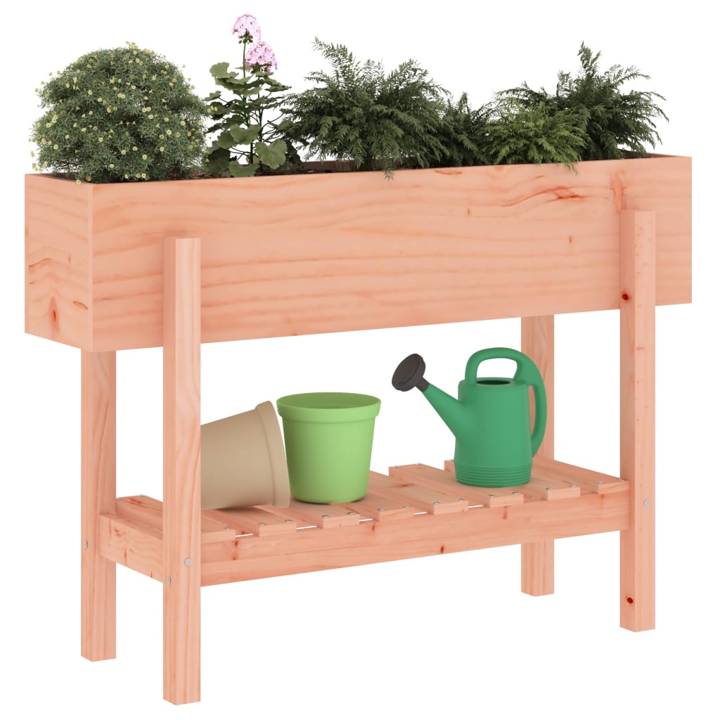 Vidaxl Planter recaudó 101x30x69 cm Douglhout sólido