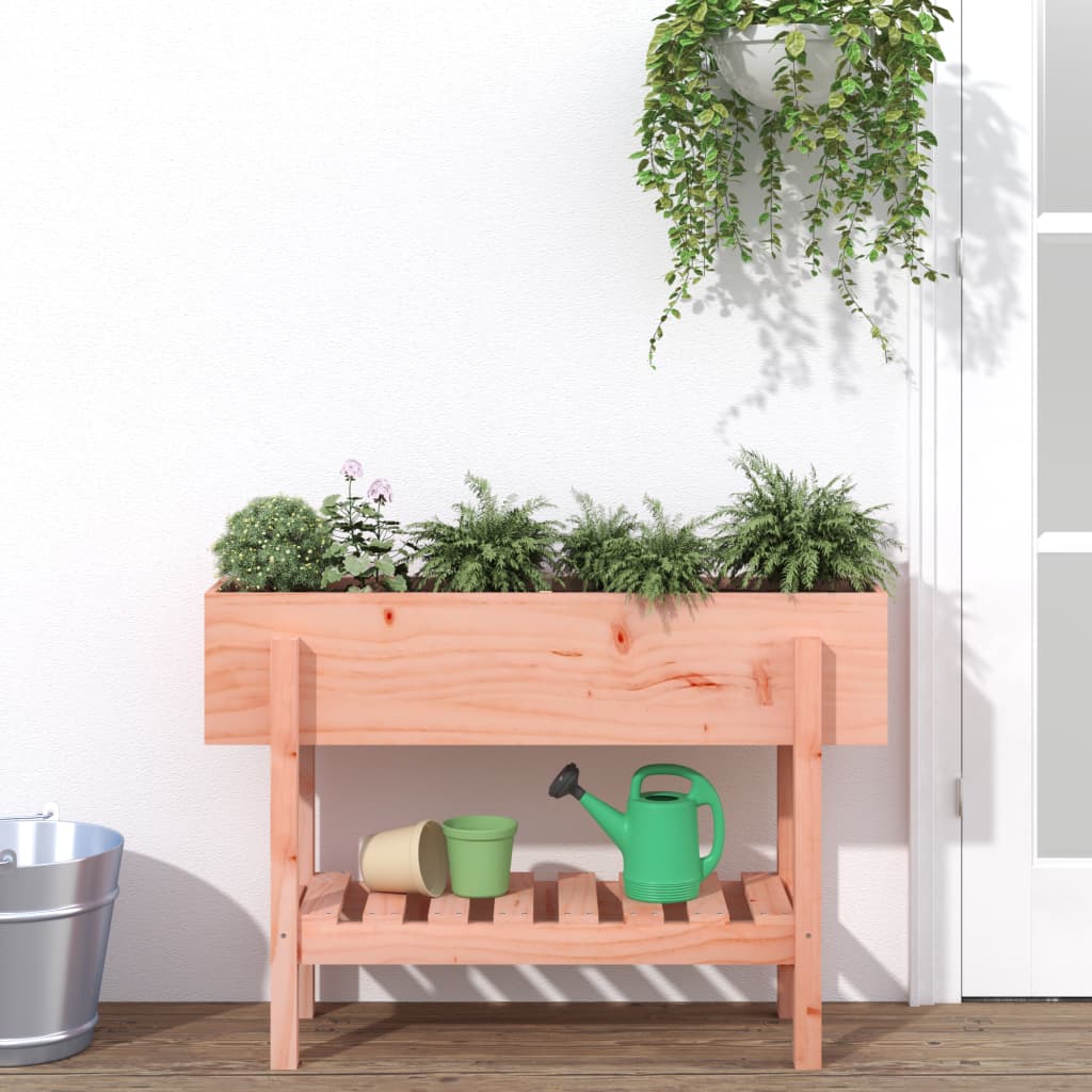 Vidaxl Planter recaudó 101x30x69 cm Douglhout sólido