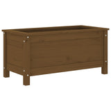 Vidaxl Planning Box 82.5x40x39 cm de pino sólido marrón marrón
